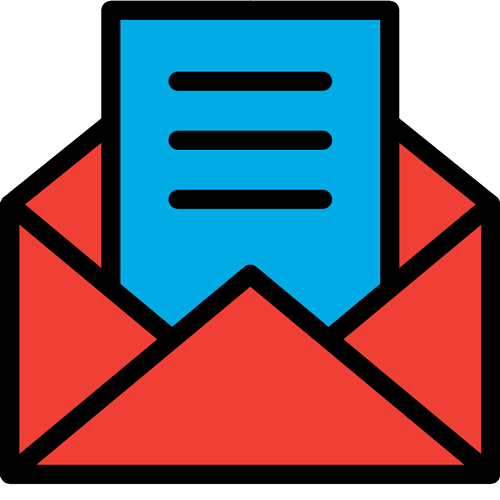 Mail in vote icon